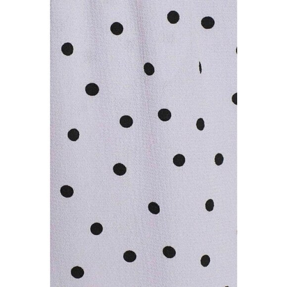 Lush Womens Polka Dot Crepe Asymmetrical Ruffle Trim Halter Wrap Dress Size S - Picture 9 of 12